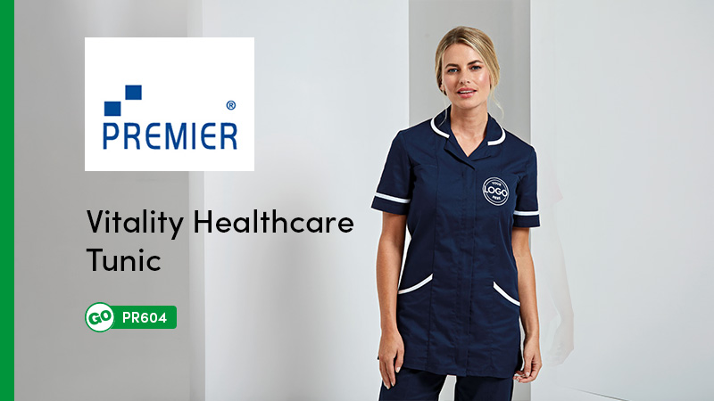 healthcare professional wearing a tunic